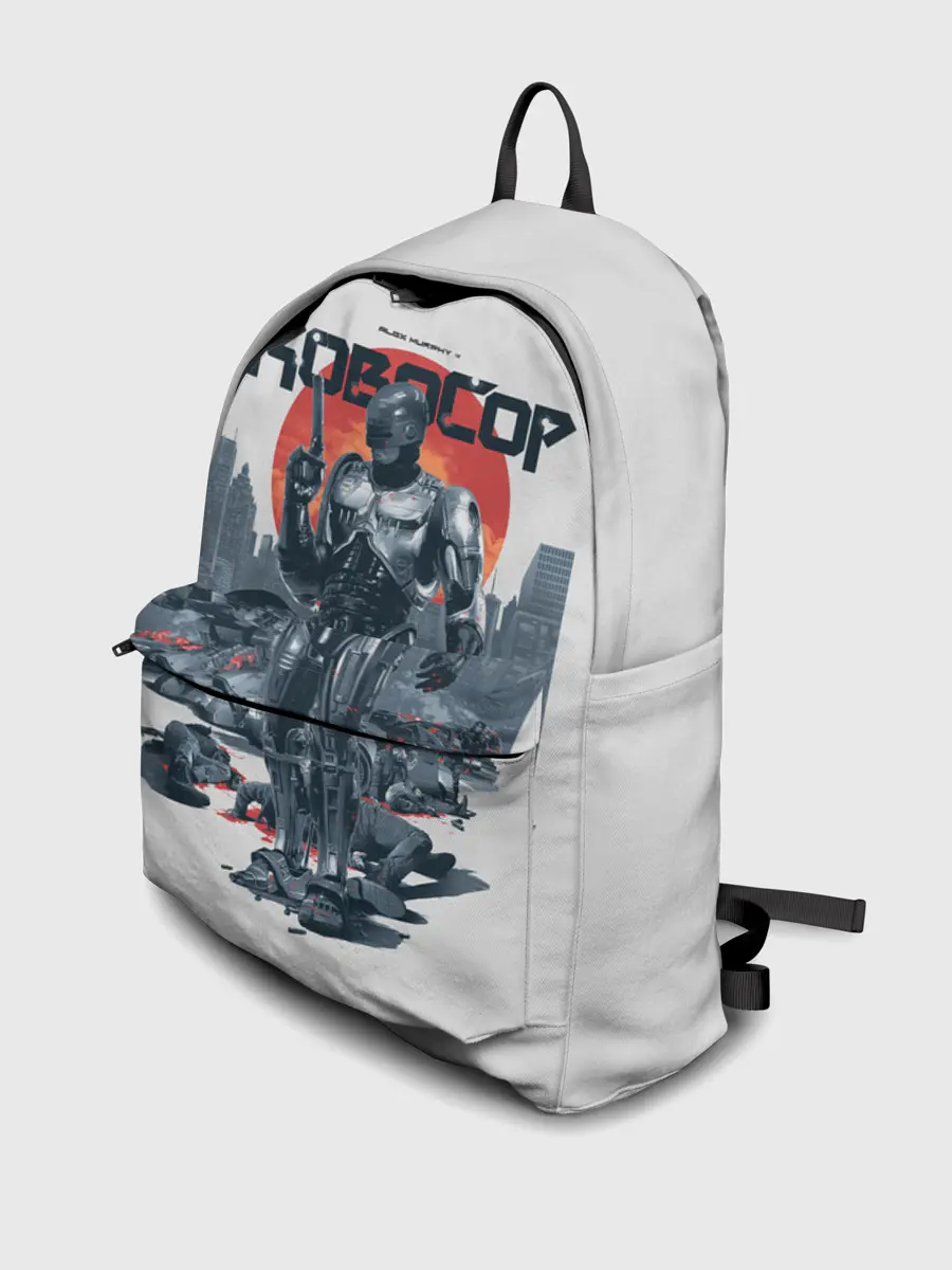 Рюкзак джинсовый / Робот полицейский