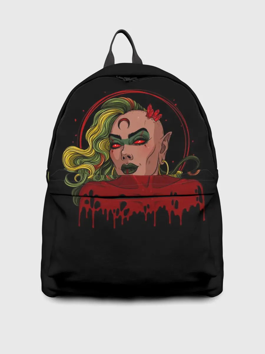 Рюкзак джинсовый / Ведьма