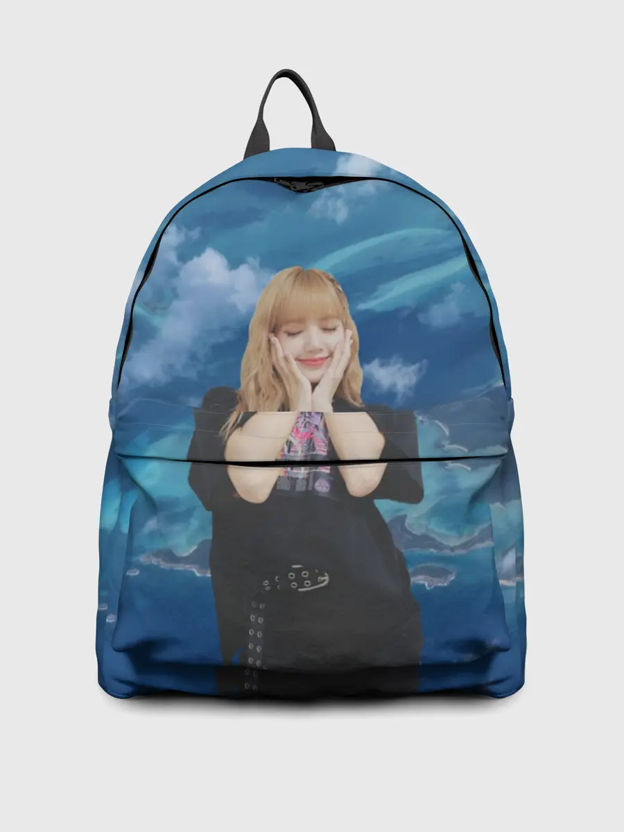 Рюкзак джинсовый / LISA BLACKPINK