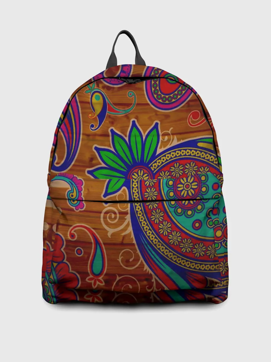 Рюкзак джинсовый / узоры текстура фон