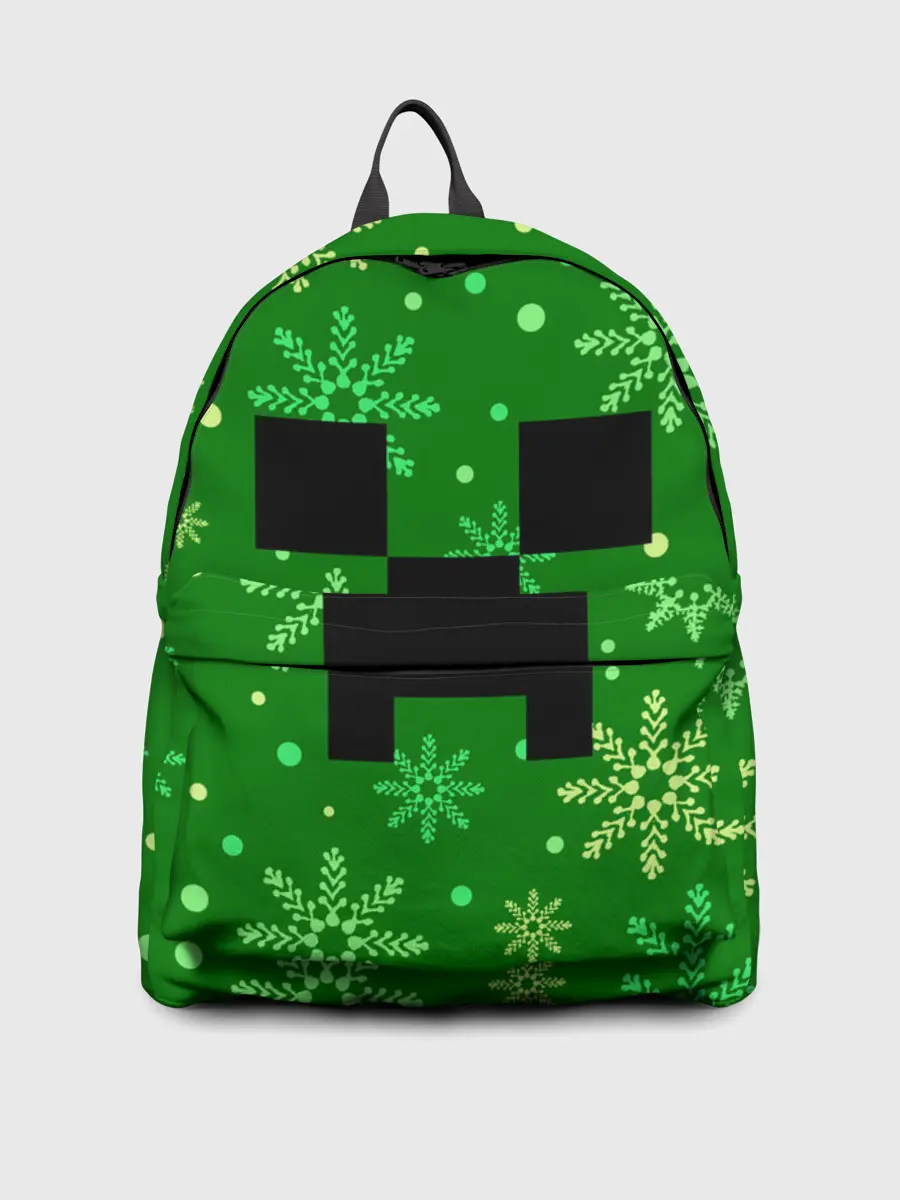 Рюкзак джинсовый / ЗИМНИЙ MINECRAFT