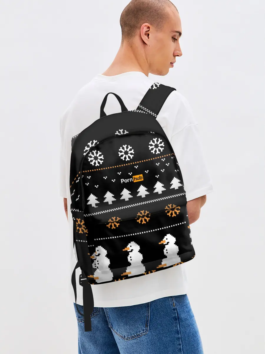 Рюкзак джинсовый / PORN HUB