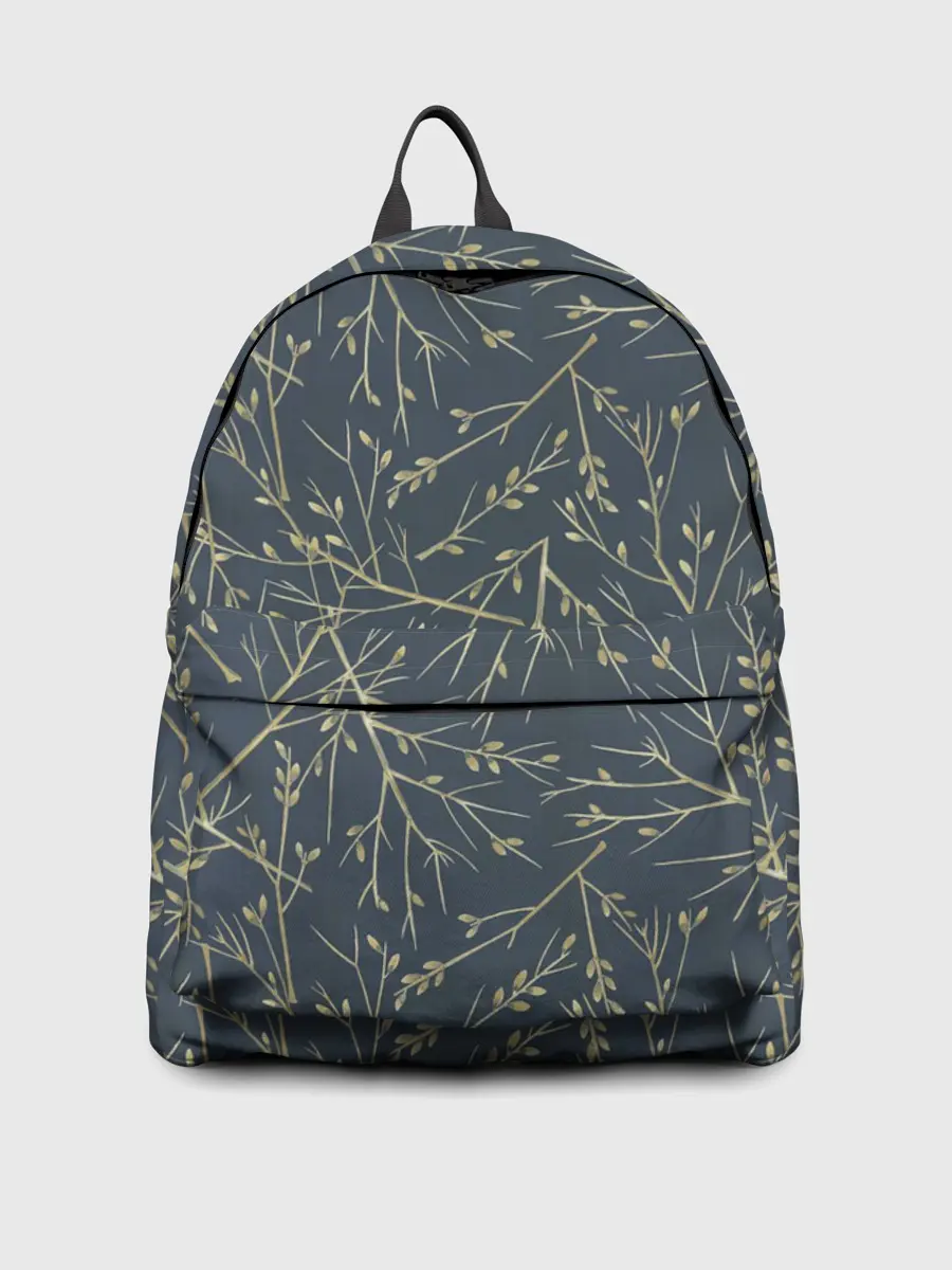 Рюкзак джинсовый / Веточки