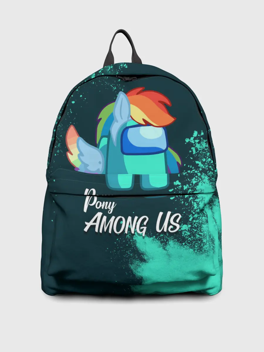Рюкзак джинсовый / AMONG US - ПОНИ