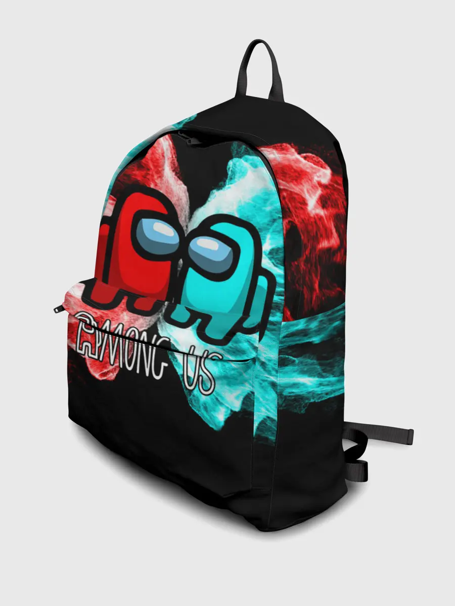 Рюкзак джинсовый / AMONG US - БИТВА ОГНЕЙ