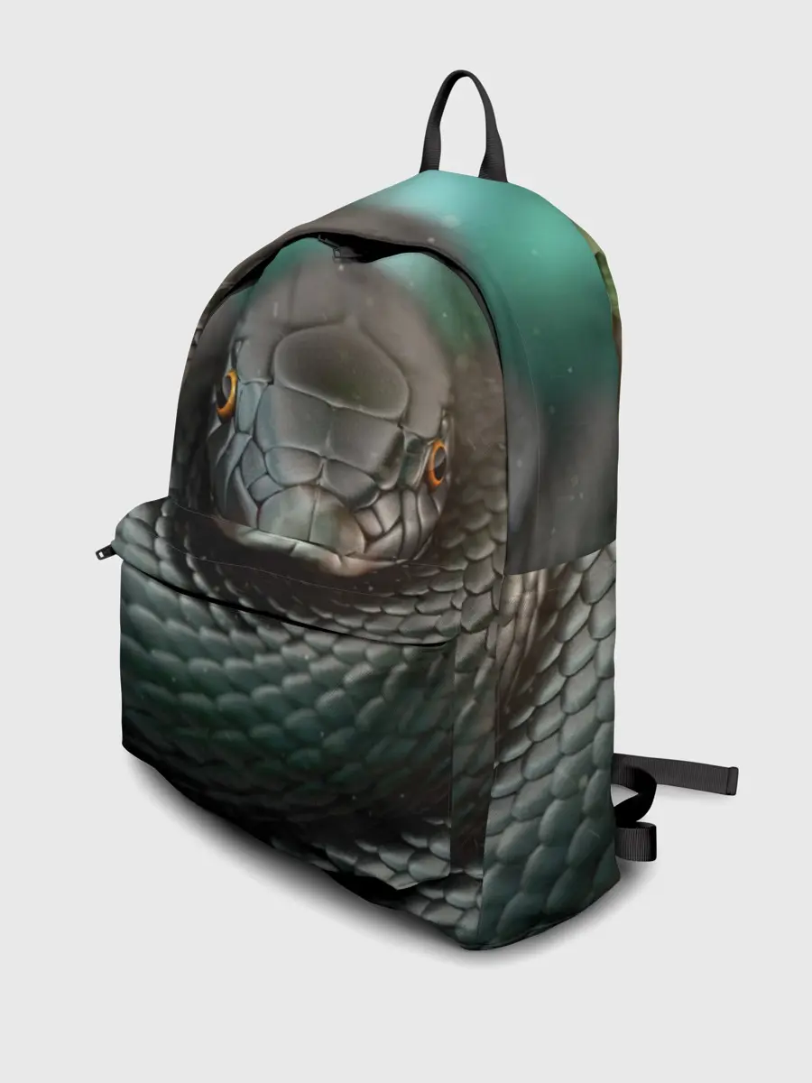 Рюкзак джинсовый / Чёрная мамба