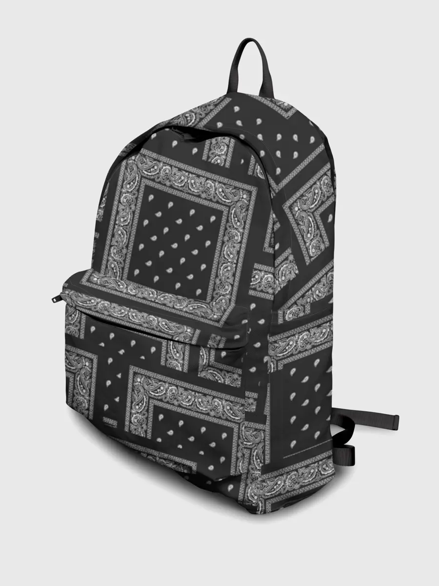 Рюкзак джинсовый / 3D Бандана v.black