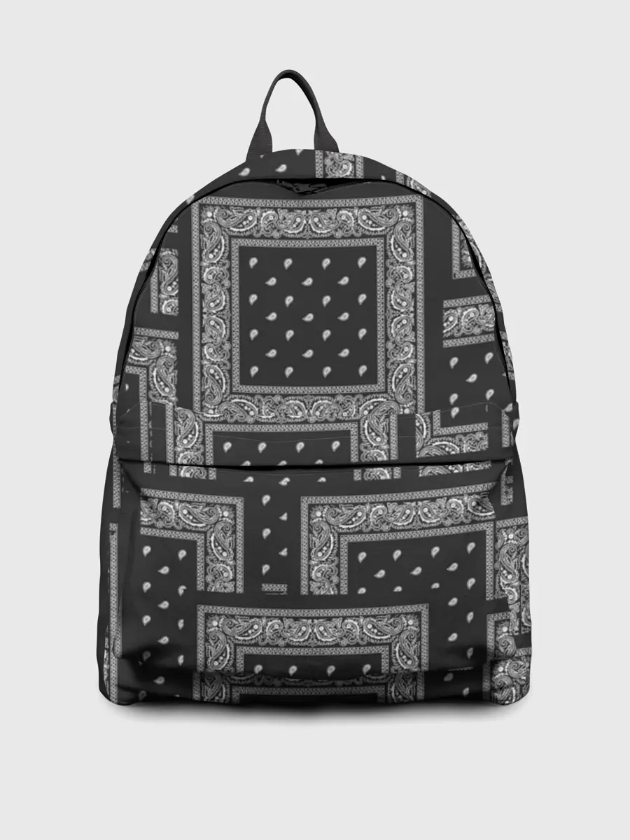 Рюкзак джинсовый / 3D Бандана v.black