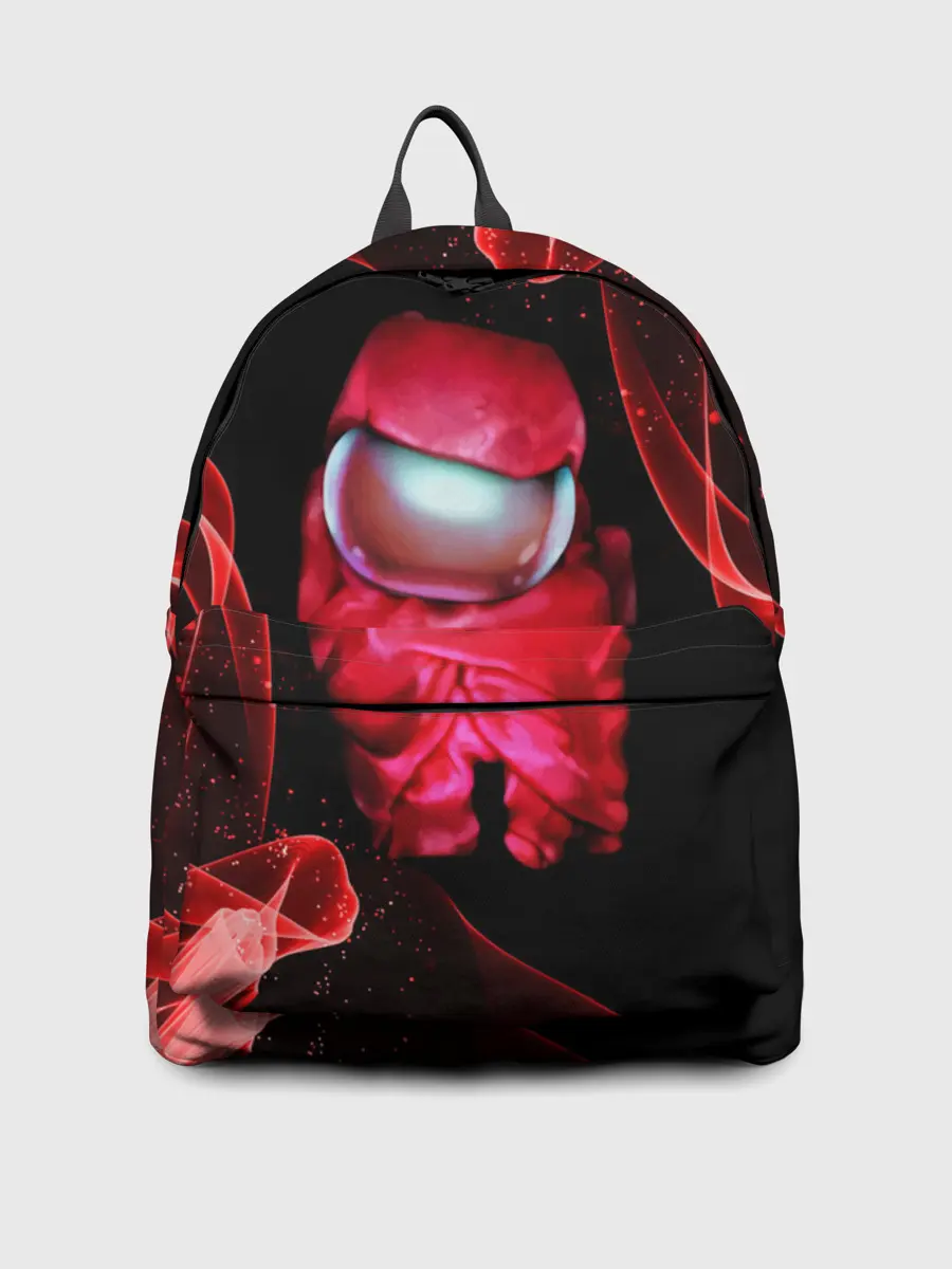 Рюкзак джинсовый / AMONG US - КРАСНЫЙ