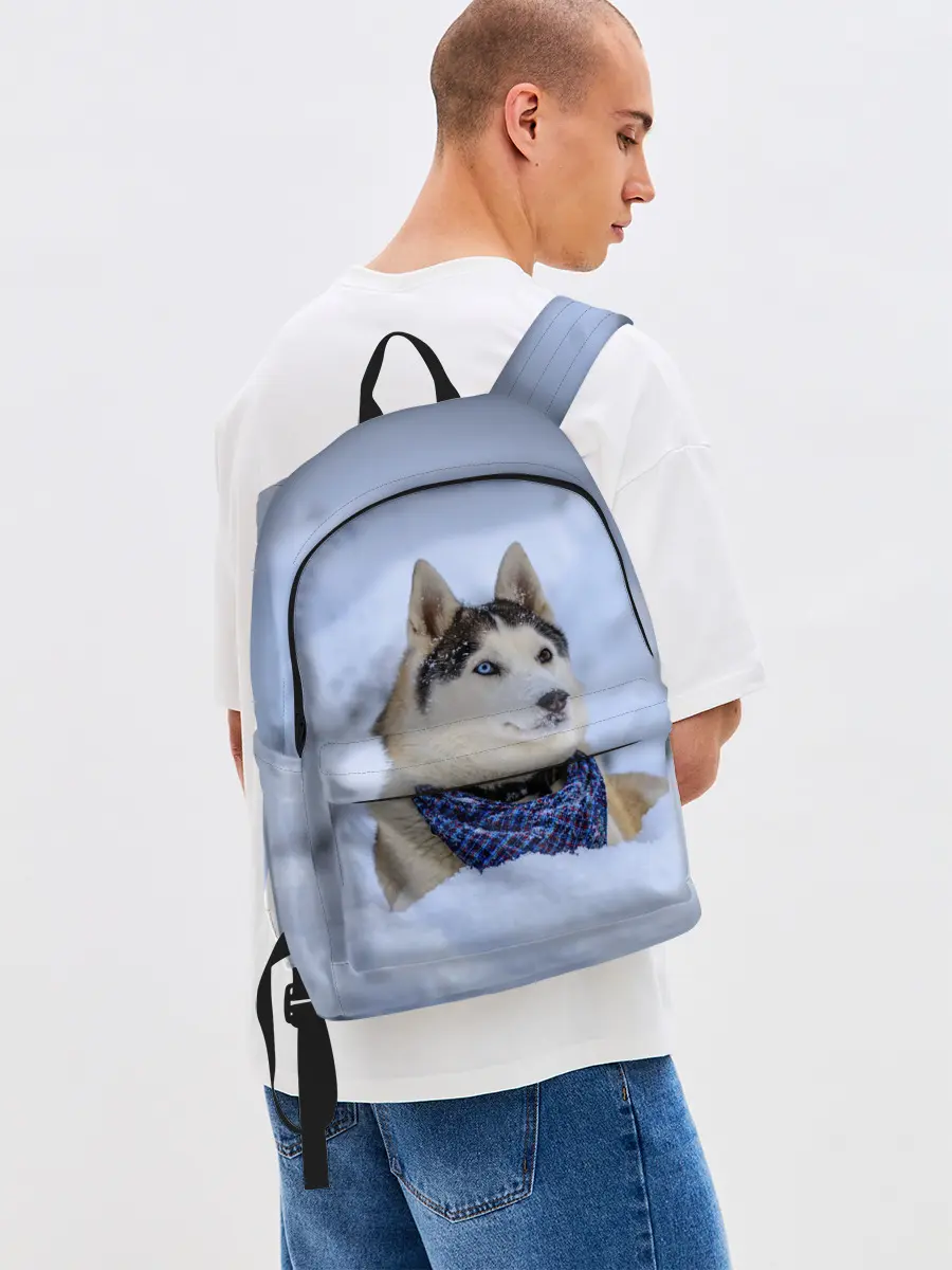 Рюкзак джинсовый / Хаски