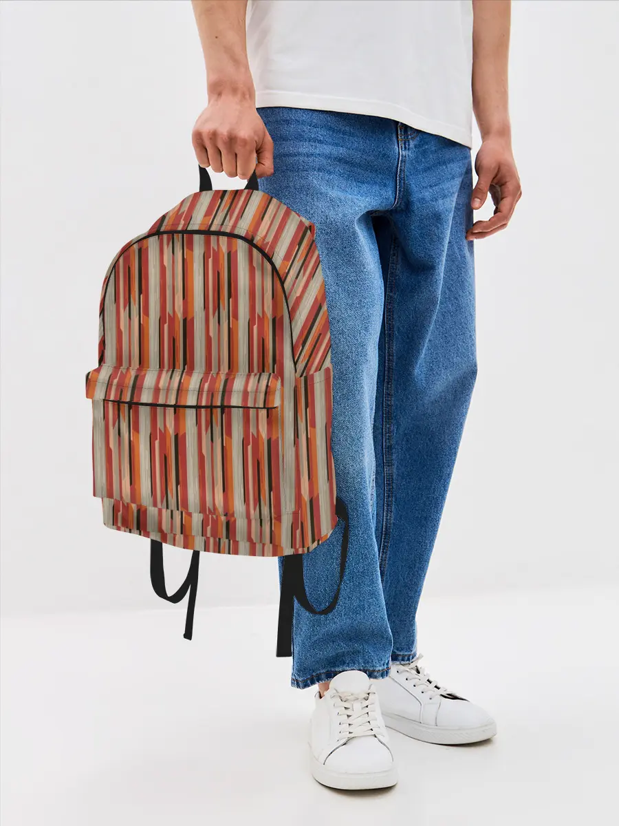 Рюкзак джинсовый / Ритм полос