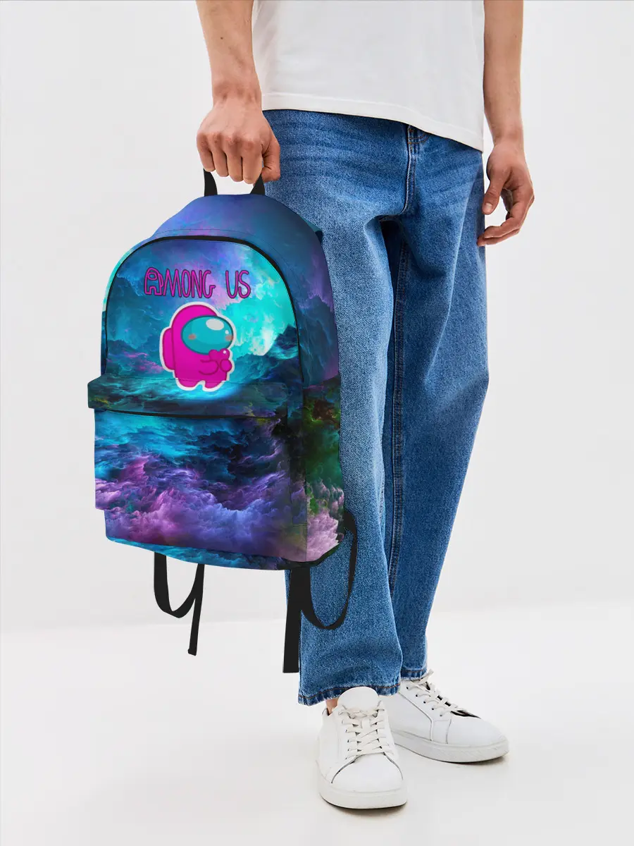Рюкзак джинсовый / Among Us