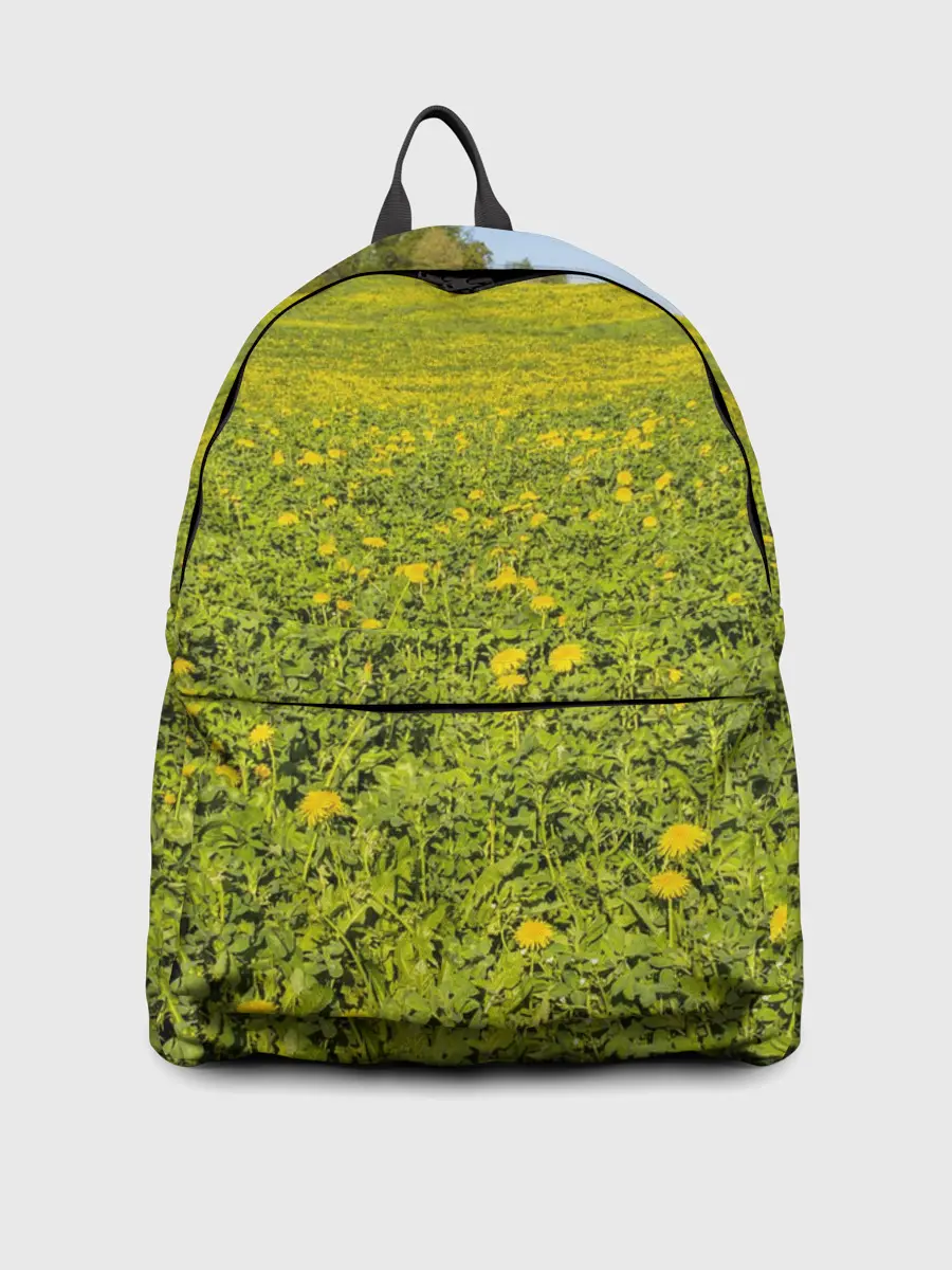 Рюкзак джинсовый / Поле одуванчиков