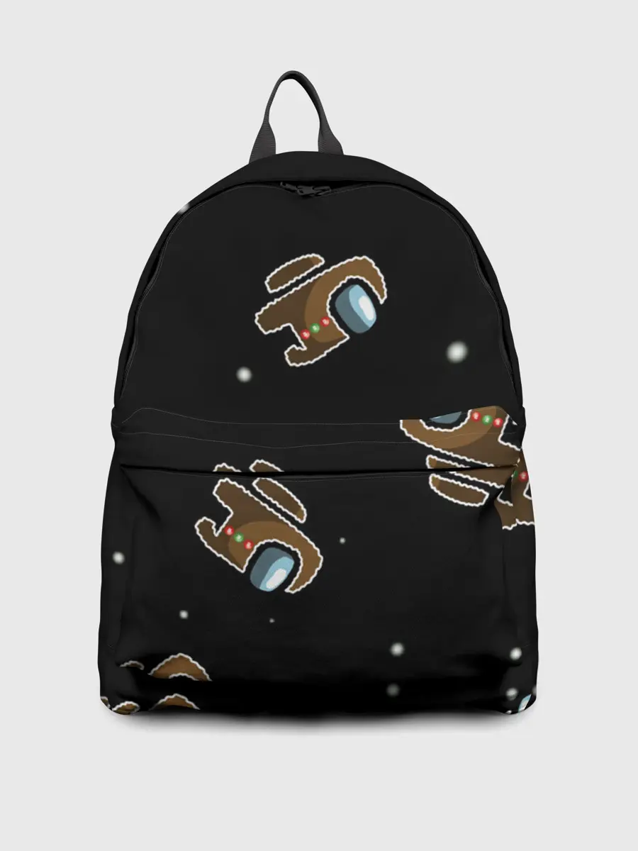 Рюкзак джинсовый / пряник among us