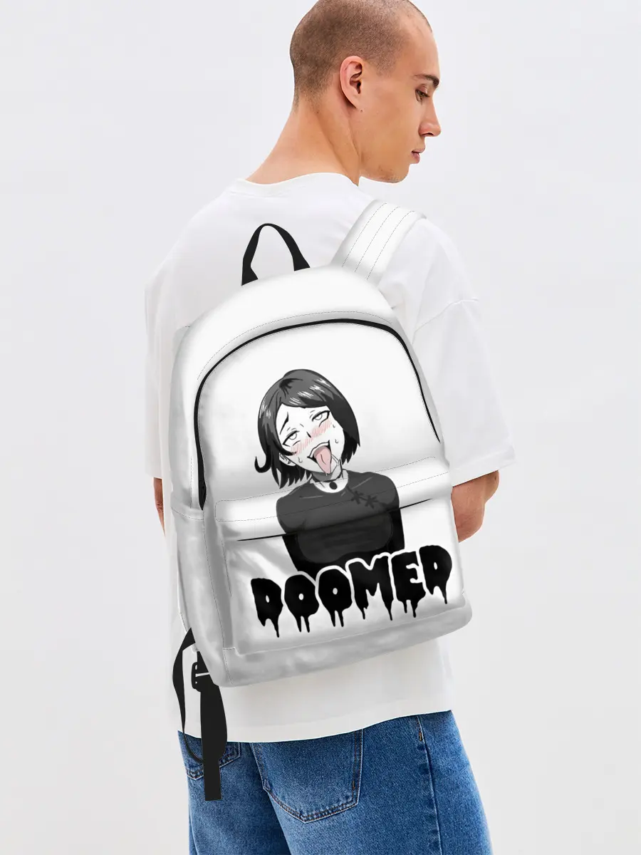 Рюкзак джинсовый / Doomer girl