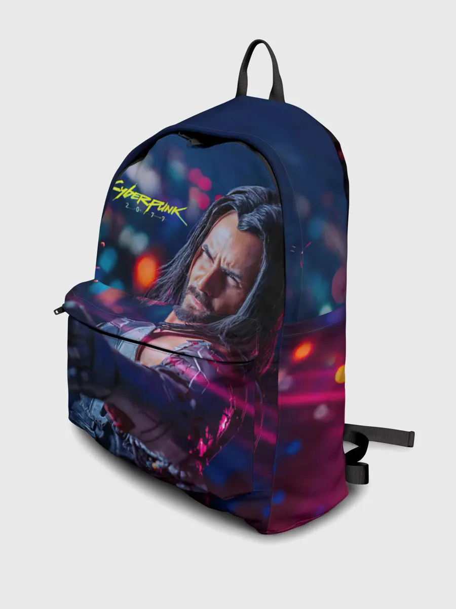 Рюкзак джинсовый / Cyberpunk 2077