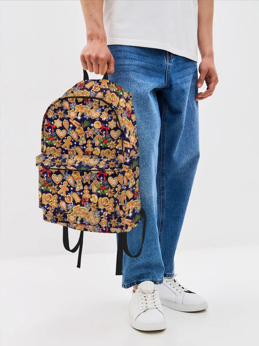 Рюкзак джинсовый / Новый Год