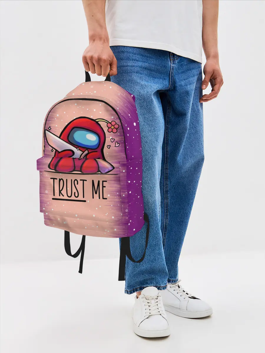 Рюкзак джинсовый / AMONG US - Дитя