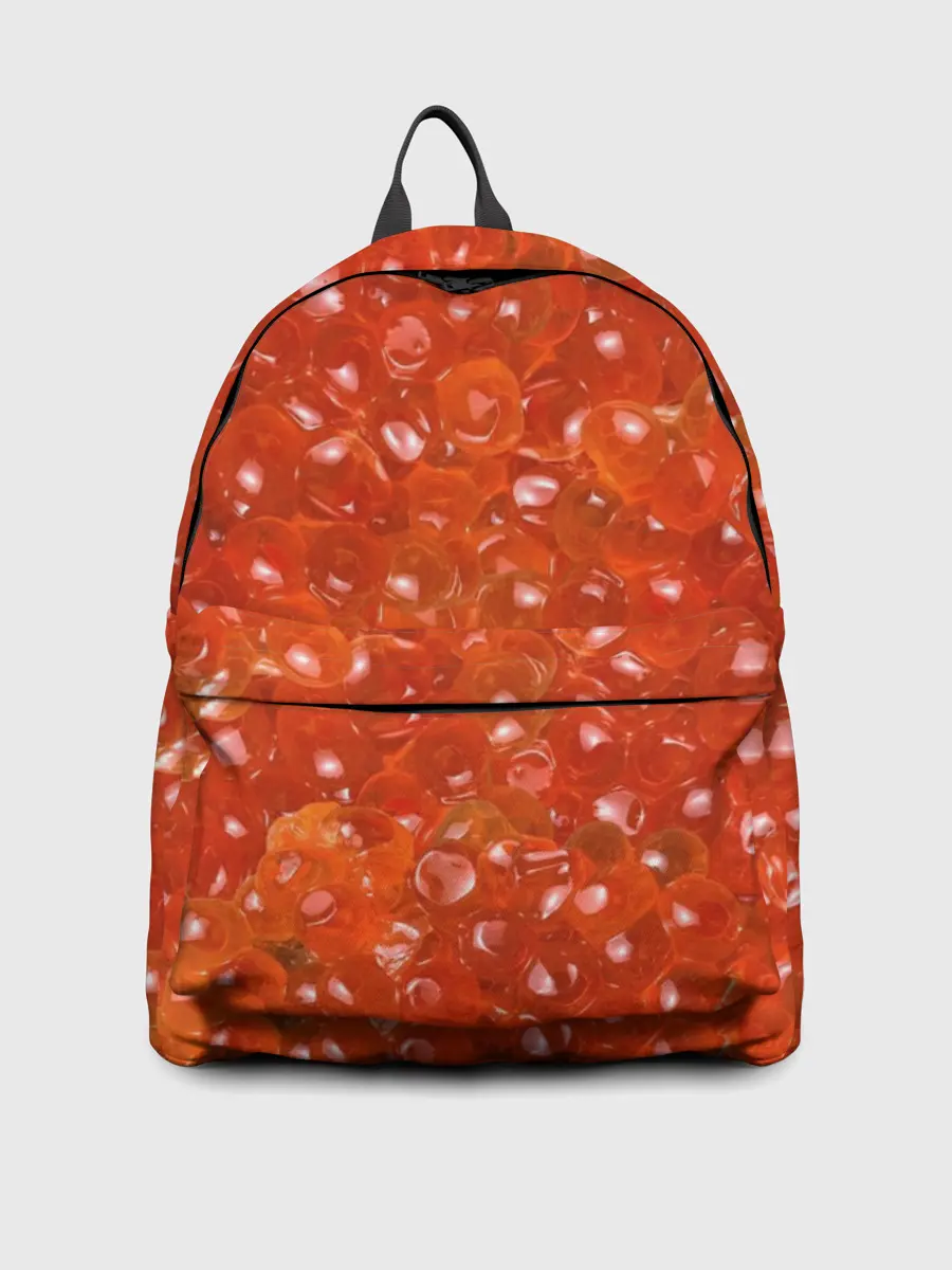 Рюкзак джинсовый / Красная икра