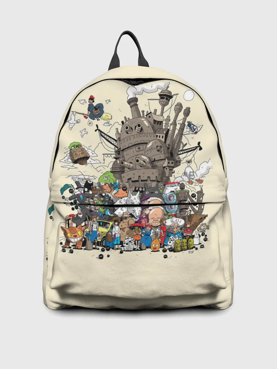 Рюкзак джинсовый / Мир Миядзаки