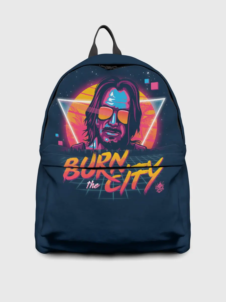 Рюкзак джинсовый / Cyberpunk 2077