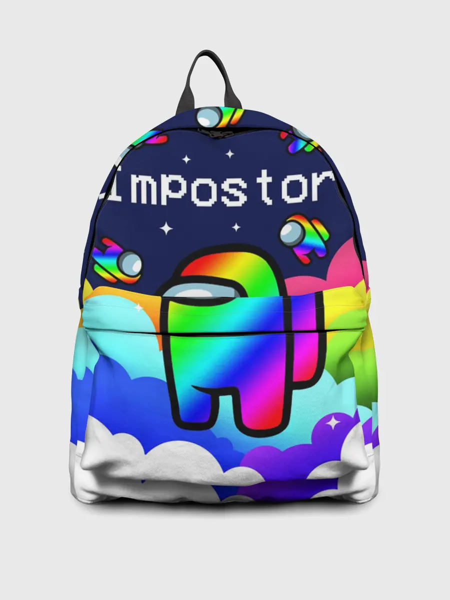 Рюкзак джинсовый / РАДУЖНЫЙ IMPOSTOR