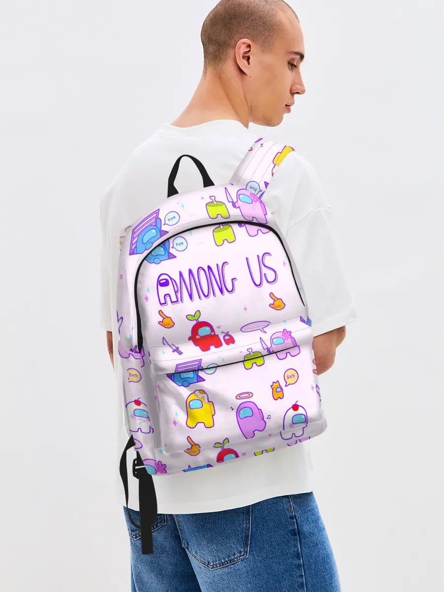 Рюкзак джинсовый / Among Us