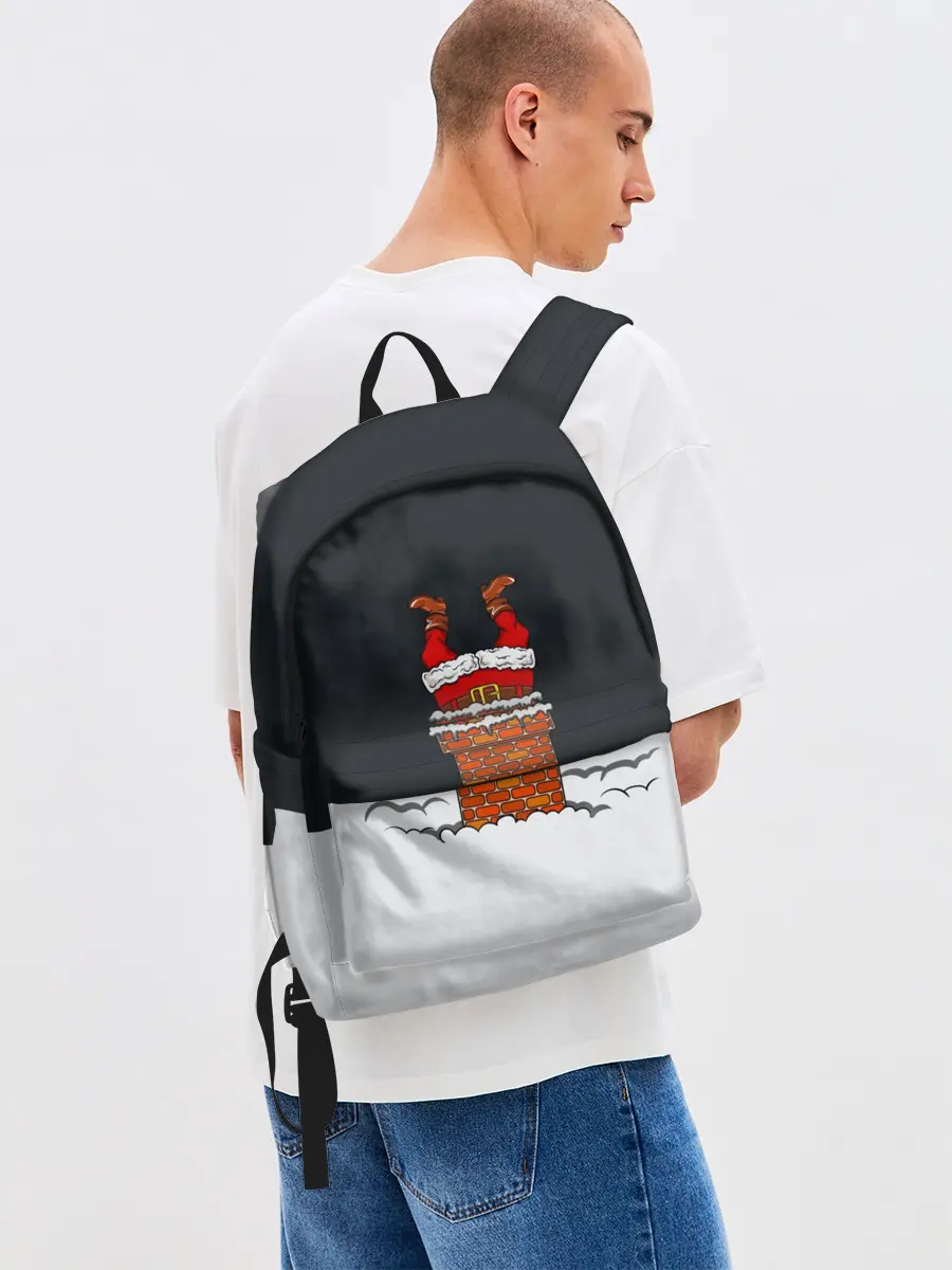 Рюкзак джинсовый / С Новым Годом!