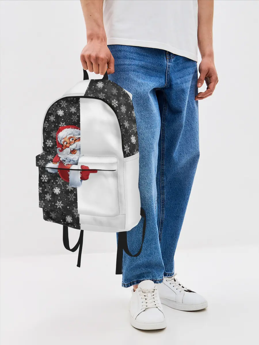 Рюкзак джинсовый / Дедушка Мороз