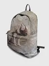 Рюкзак джинсовый / Бойцовый бультерьер