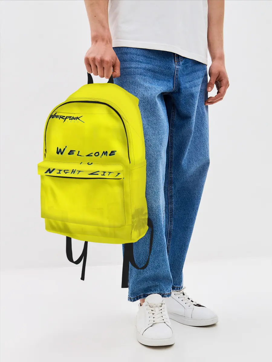 Рюкзак джинсовый / Cyberpunk 2077