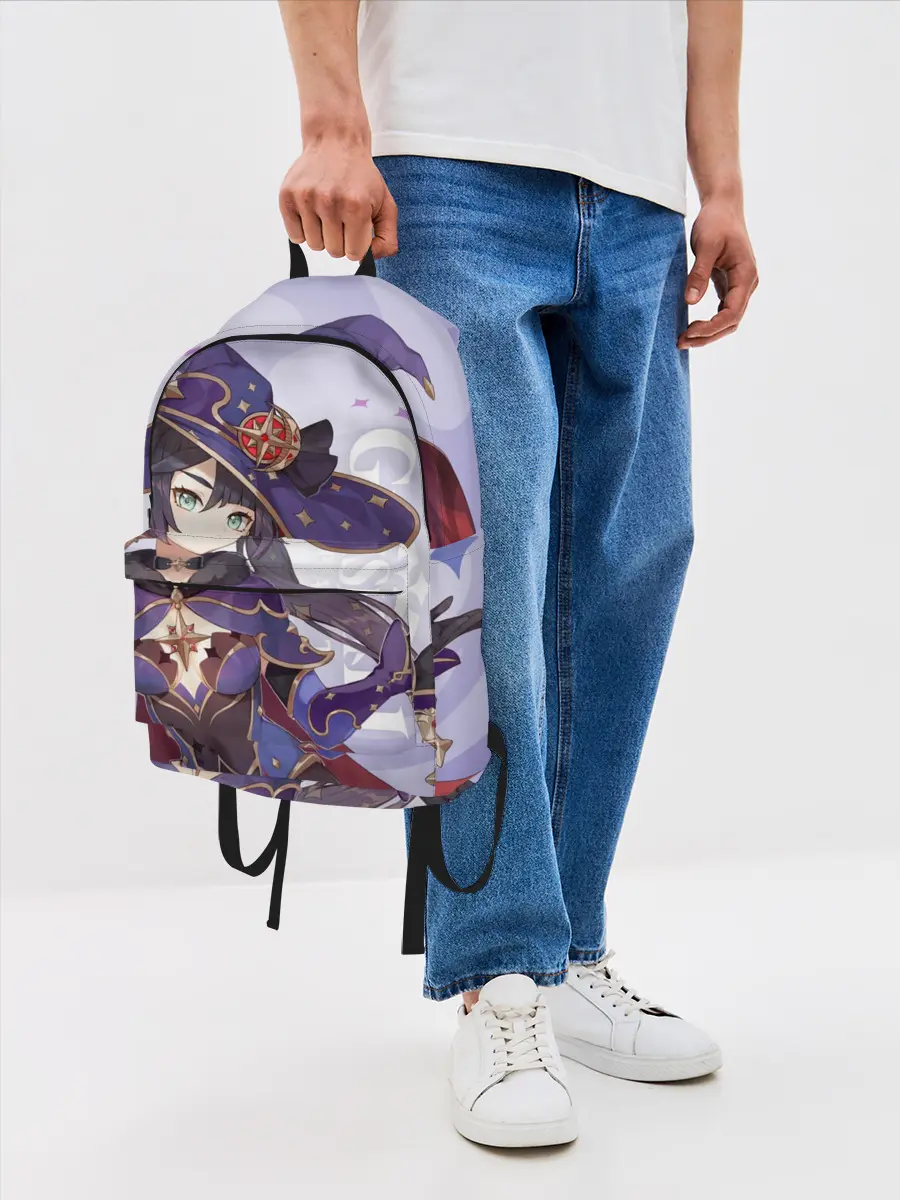 Рюкзак джинсовый / GENSHIN IMPACT, МОНА