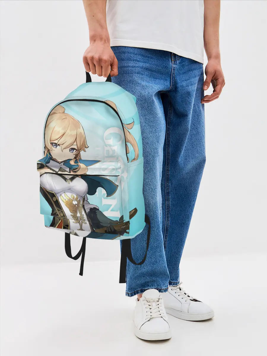 Рюкзак джинсовый / GENSHIN IMPACT, ДЖИНН
