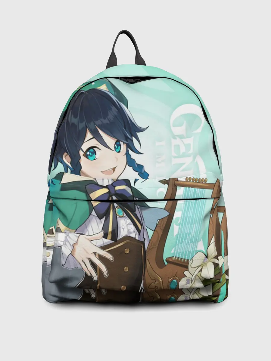 Рюкзак джинсовый / GENSHIN IMPACT, ВЕНТИ