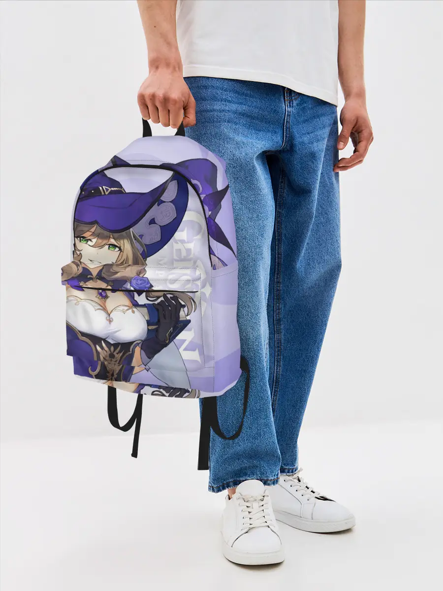 Рюкзак джинсовый / GENSHIN IMPACT, ЛИЗА