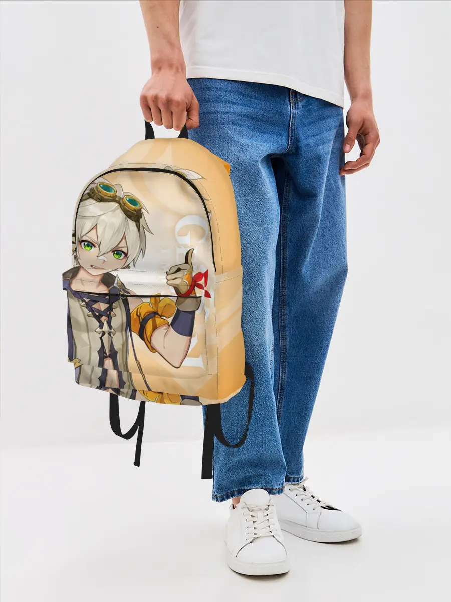 Рюкзак джинсовый / GENSHIN IMPACT, БЕННЕТ