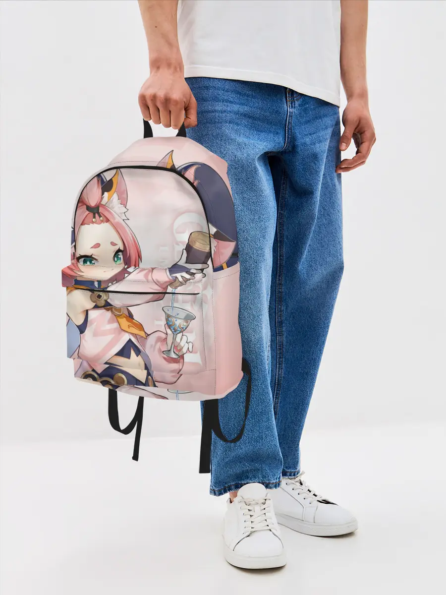 Рюкзак джинсовый / GENSHIN IMPACT, ДИОНА