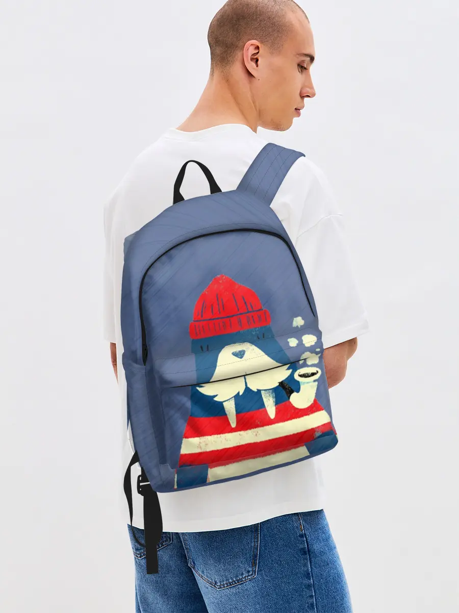 Рюкзак джинсовый / Морж