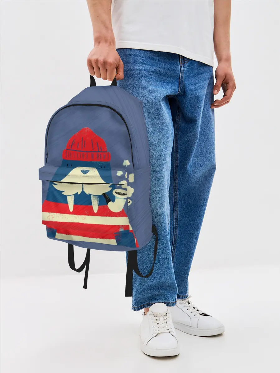 Рюкзак джинсовый / Морж