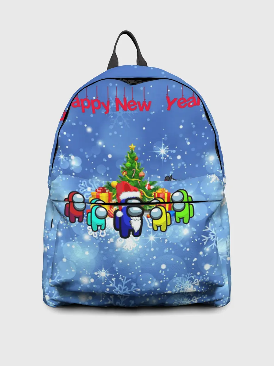 Рюкзак джинсовый / Among Us New Year