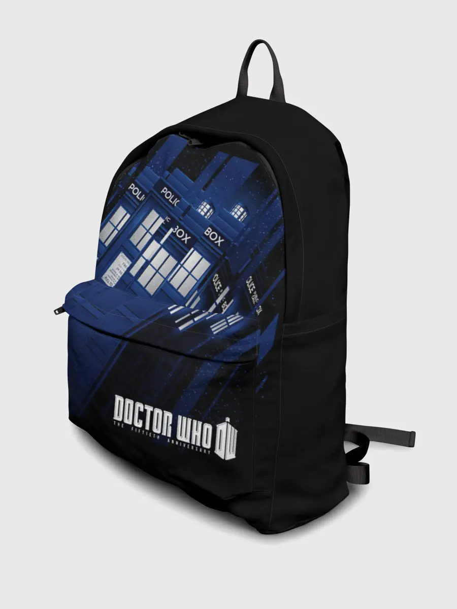 Рюкзак джинсовый / Доктор Кто