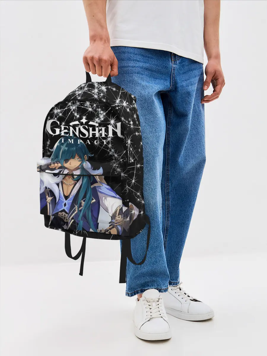 Рюкзак джинсовый / enshin Impact