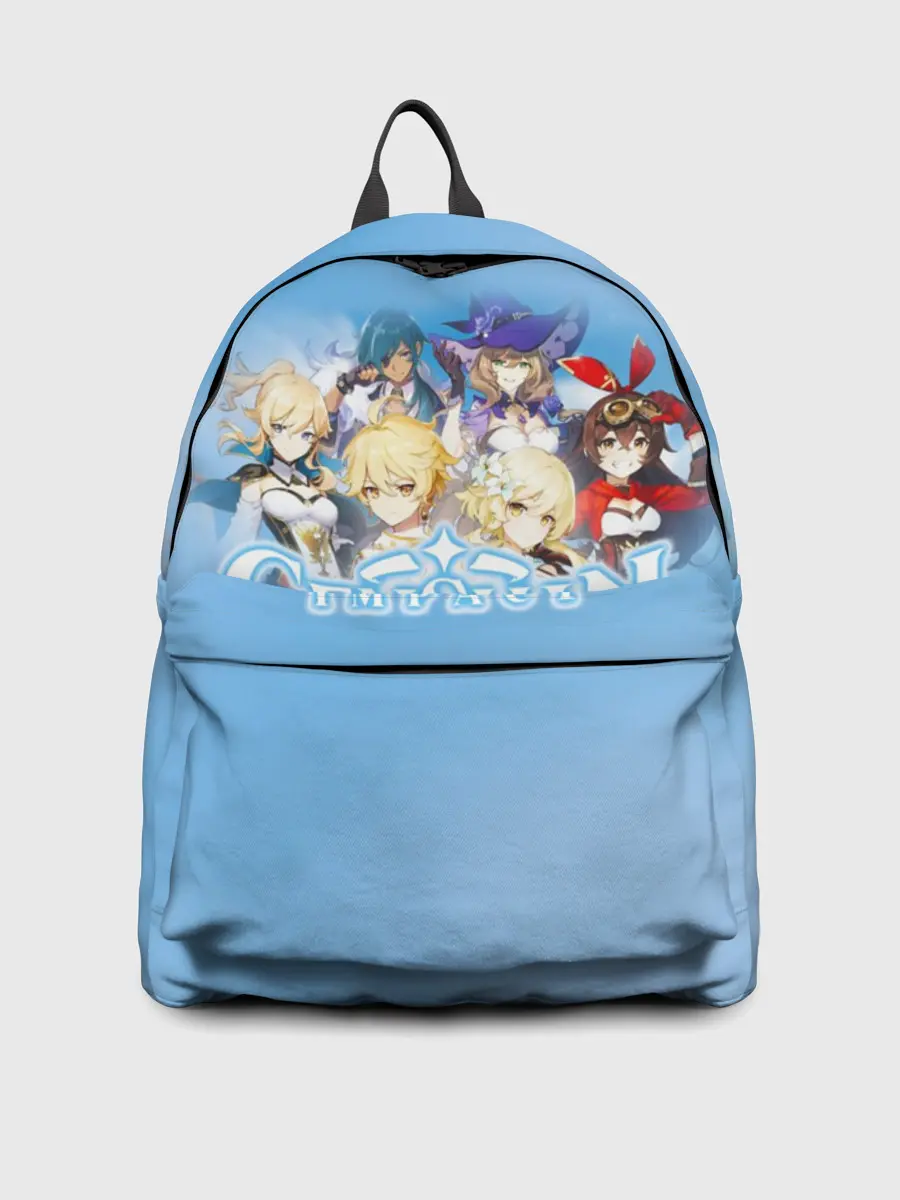 Рюкзак джинсовый / Genshin Impact