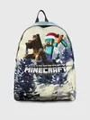Рюкзак джинсовый / Зимний Майнкрафт