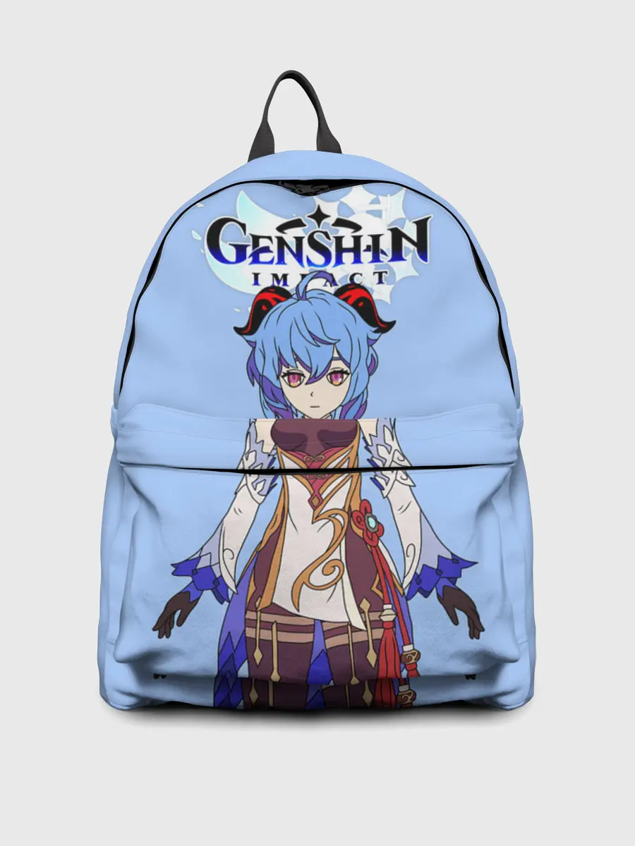 Рюкзак джинсовый / Genshin impact/Гань Юй