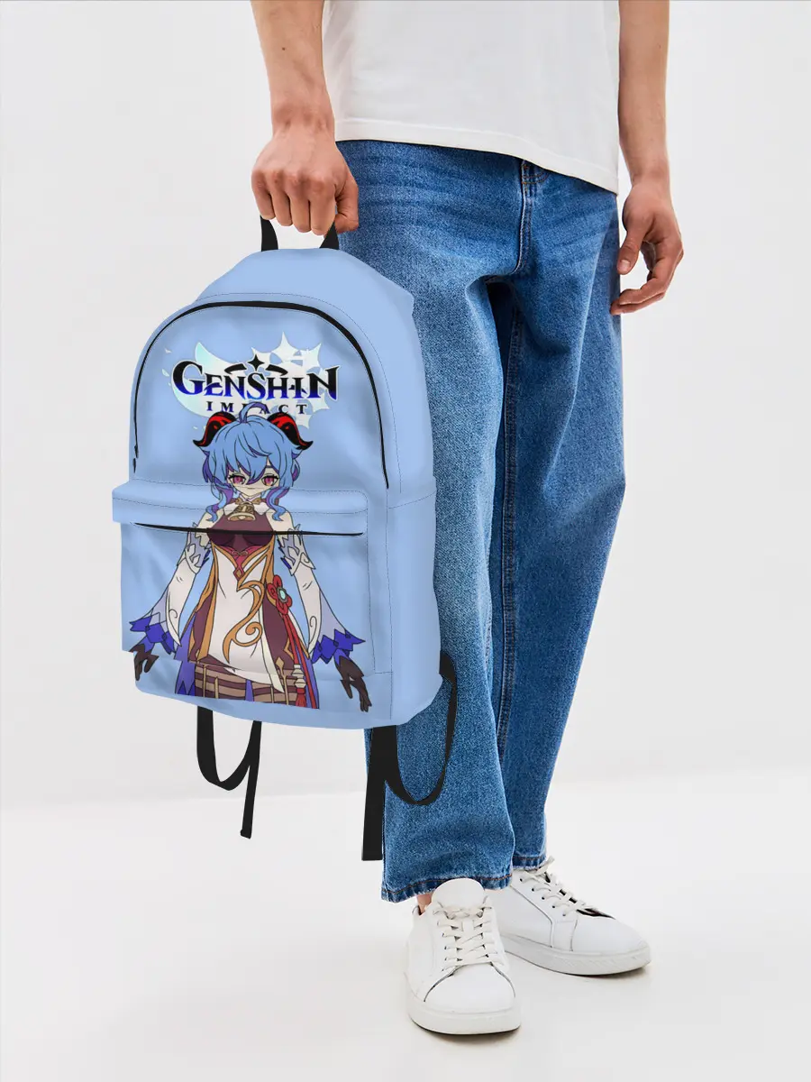 Рюкзак джинсовый / Genshin impact/Гань Юй