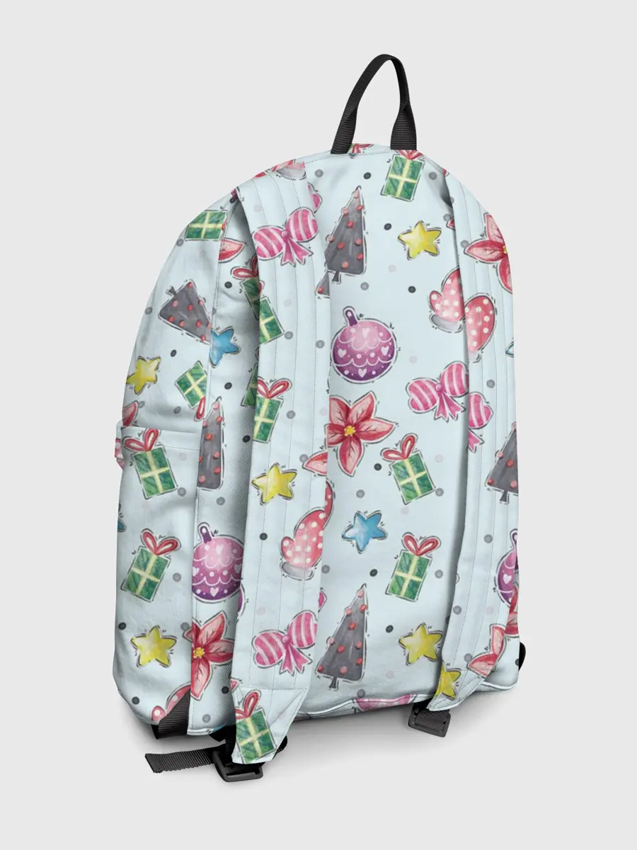 Рюкзак джинсовый / новогодние игрушки