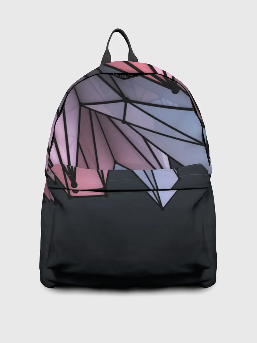 Рюкзак джинсовый / ГеометриЧеский Рисунок