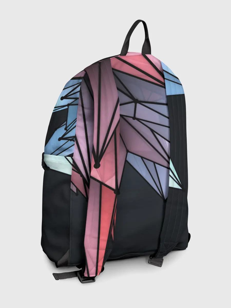 Рюкзак джинсовый / ГеометриЧеский Рисунок