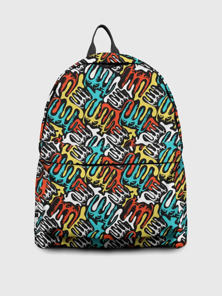 Рюкзак джинсовый / граффити